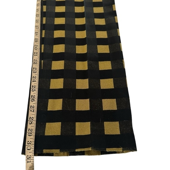 STINE GOYA JELENA YELLOW CHECKED TROUSER PANTS SIZE XS - Picture 12 of 13